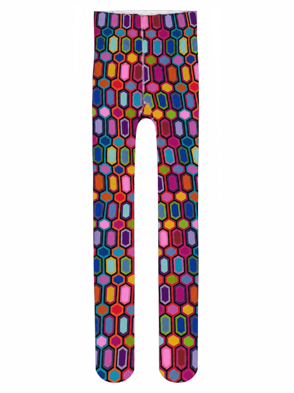 COCO tights Pavilion Multi - Lesley Evers-coco-colorful-Colorful patterned tights