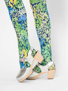 COCO tights Spring Meadow Green - Lesley Evers-coco-colorful-Colorful patterned tights