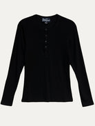 CORA henley tee Black Rib - Lesley Evers-Best Seller-service_blocked-Shop