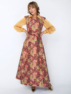 CORDELIA dress Daffodils Pink - Lesley Evers-Cordelia-Dress-gown