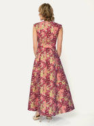 CORDELIA dress Daffodils Pink - Lesley Evers-Cordelia-Dress-gown