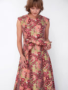 CORDELIA dress Daffodils Pink - Lesley Evers-Cordelia-Dress-gown