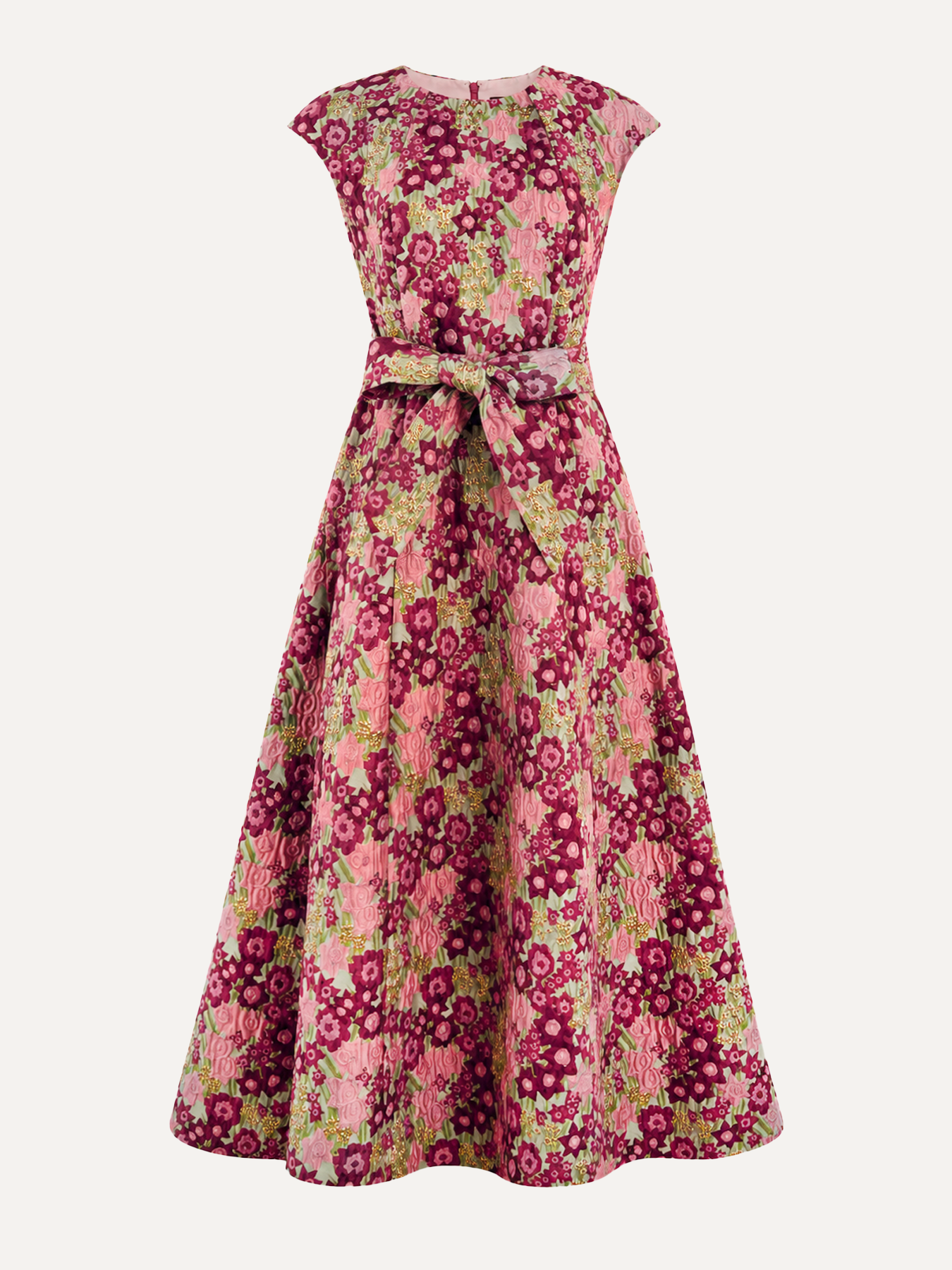CORDELIA dress Daffodils Pink - Lesley Evers-Cordelia-Dress-gown