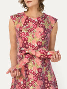 CORDELIA dress Daffodils Pink - Lesley Evers-Cordelia-Dress-gown