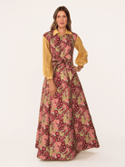 CORDELIA dress Daffodils Pink - Lesley Evers-Cordelia-Dress-gown