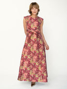 CORDELIA dress Daffodils Pink - Lesley Evers-Cordelia-Dress-gown
