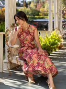CORDELIA dress Daffodils Pink - Lesley Evers-Cordelia-Dress-gown