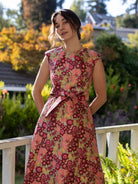 CORDELIA dress Daffodils Pink - Lesley Evers-Cordelia-Dress-gown