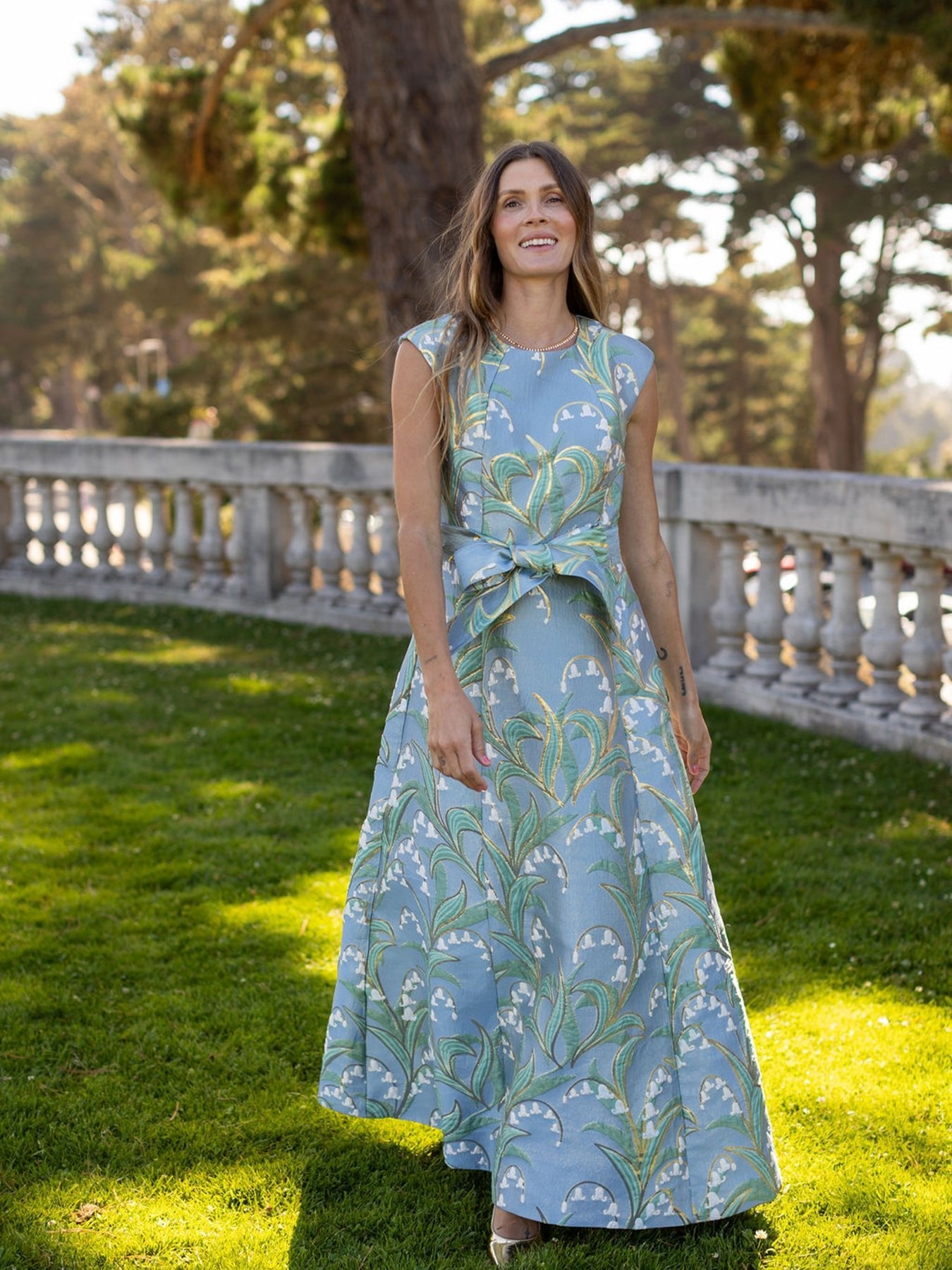 CORDELIA dress Lily of the Valley - Lesley Evers-Cordelia-Dress-gown