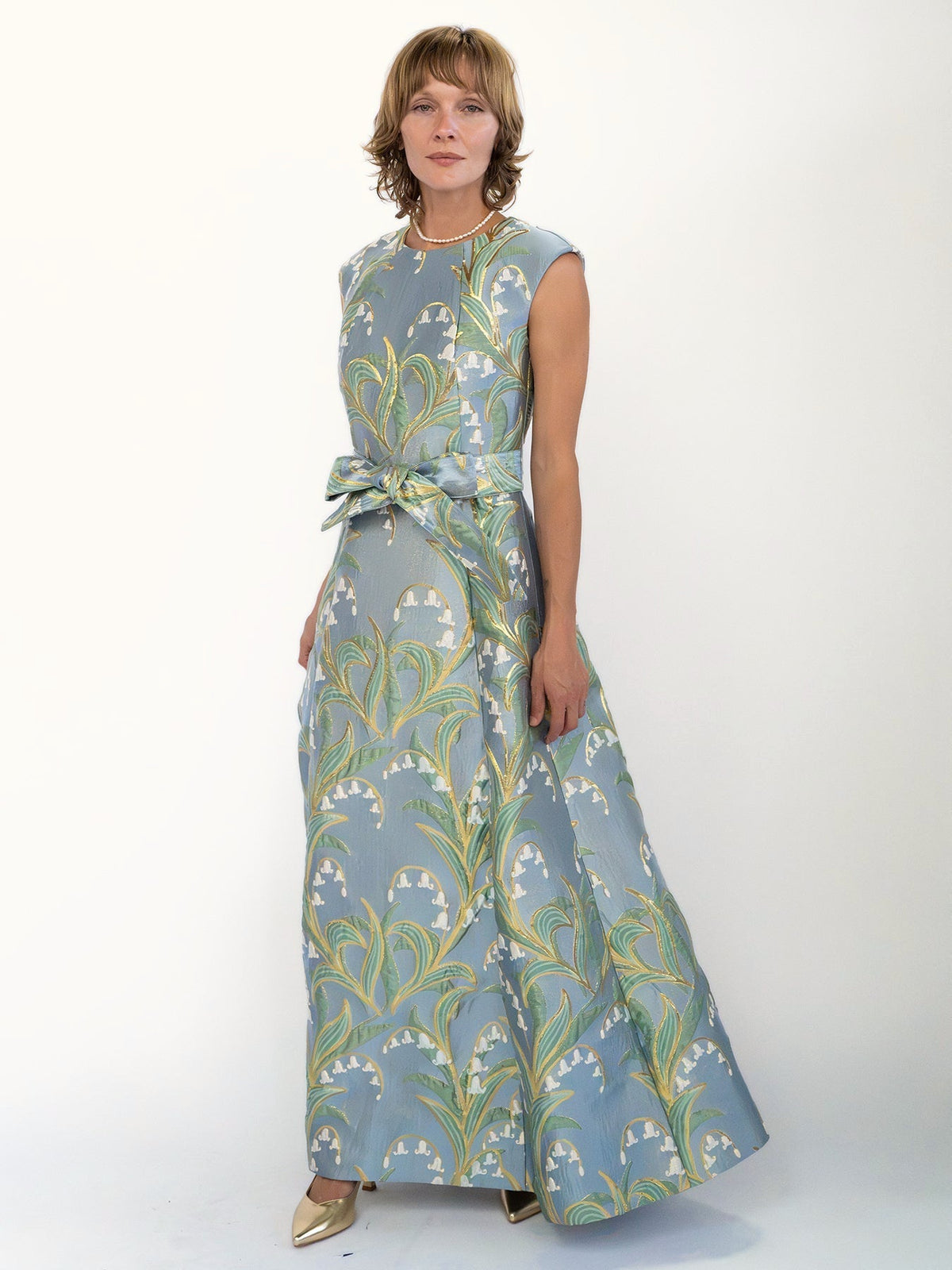 CORDELIA dress Lily of the Valley - Lesley Evers-Cordelia-Dress-gown