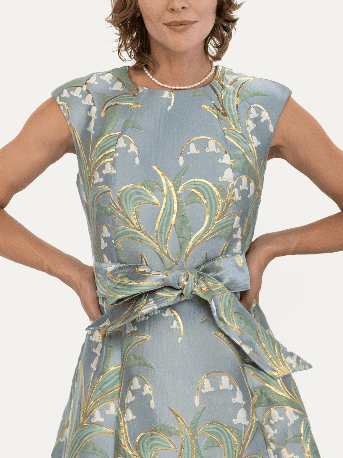 CORDELIA dress Lily of the Valley - Lesley Evers-Cordelia-Dress-gown