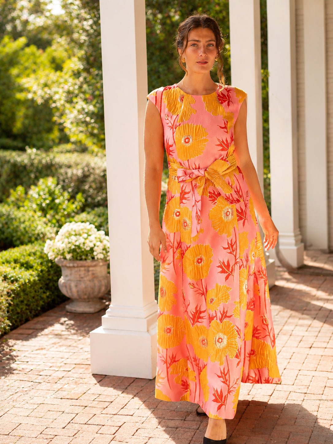 CORDELIA dress Tree Poppy Pink - Lesley Evers - Cordelia - Dress - Pink
