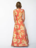 CORDELIA dress Tree Poppy Pink - Lesley Evers-Cordelia-Dress-gown