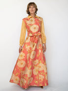 CORDELIA dress Tree Poppy Pink - Lesley Evers-Cordelia-Dress-gown