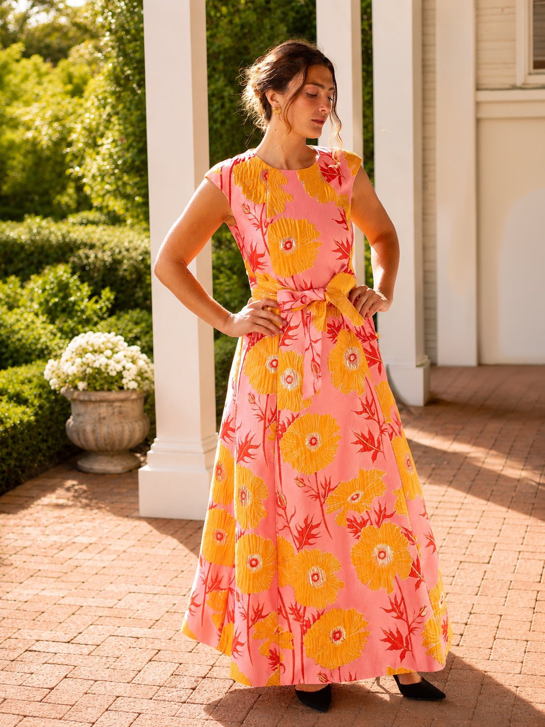 CORDELIA dress Tree Poppy Pink - Lesley Evers - Cordelia - Dress - Pink