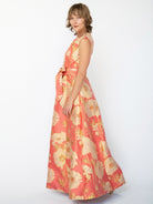 CORDELIA dress Tree Poppy Pink - Lesley Evers-Cordelia-Dress-gown