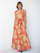 CORDELIA dress Tree Poppy Pink - Lesley Evers-Cordelia-Dress-gown