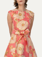 CORDELIA dress Tree Poppy Pink - Lesley Evers-Cordelia-Dress-gown