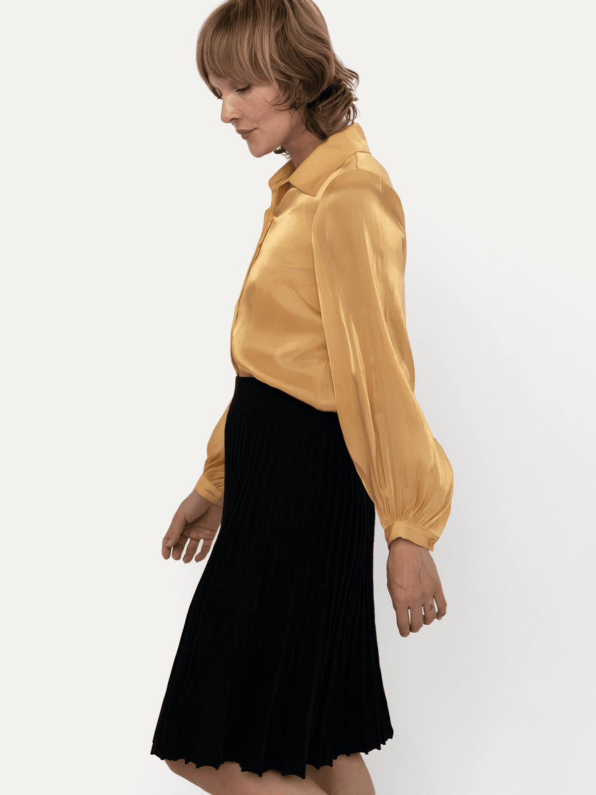 COSETTE blouse Gold - Lesley Evers-blouse-Shop-Shop/All Products