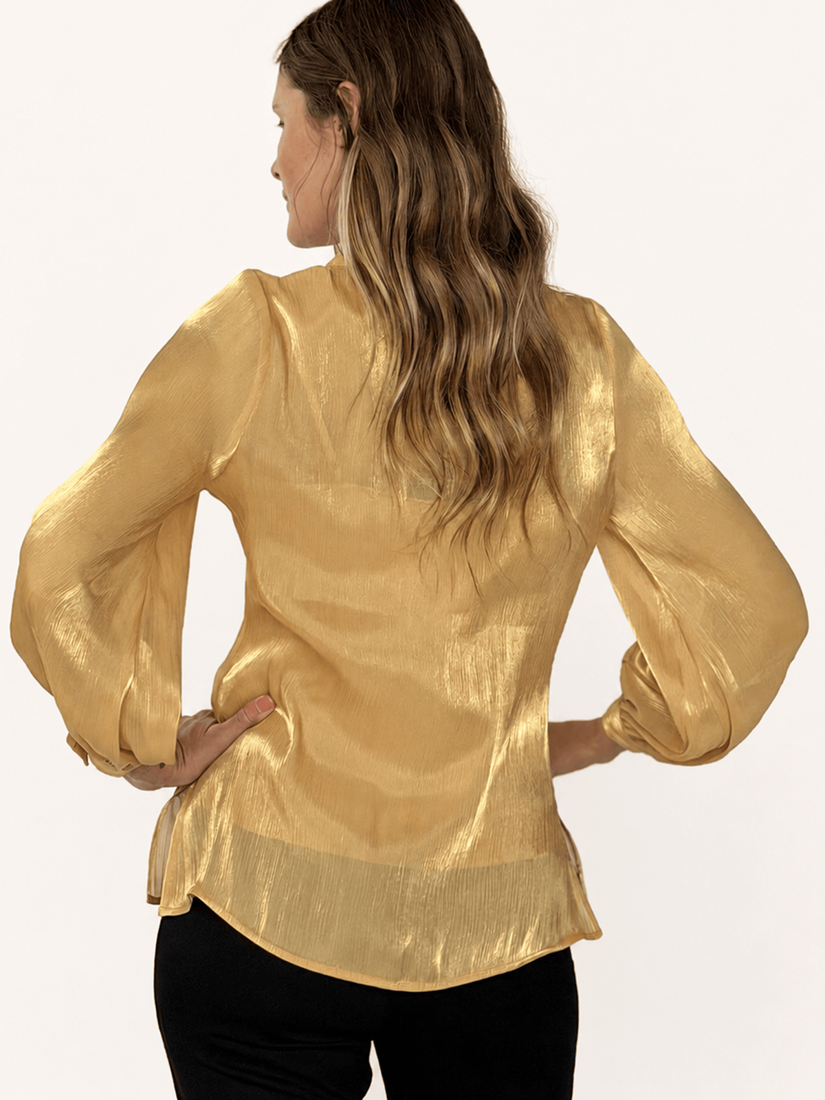 COSETTE blouse Gold - Lesley Evers-blouse-Shop-Shop/All Products