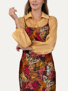 COSETTE blouse Gold - Lesley Evers-blouse-Shop-Shop/All Products