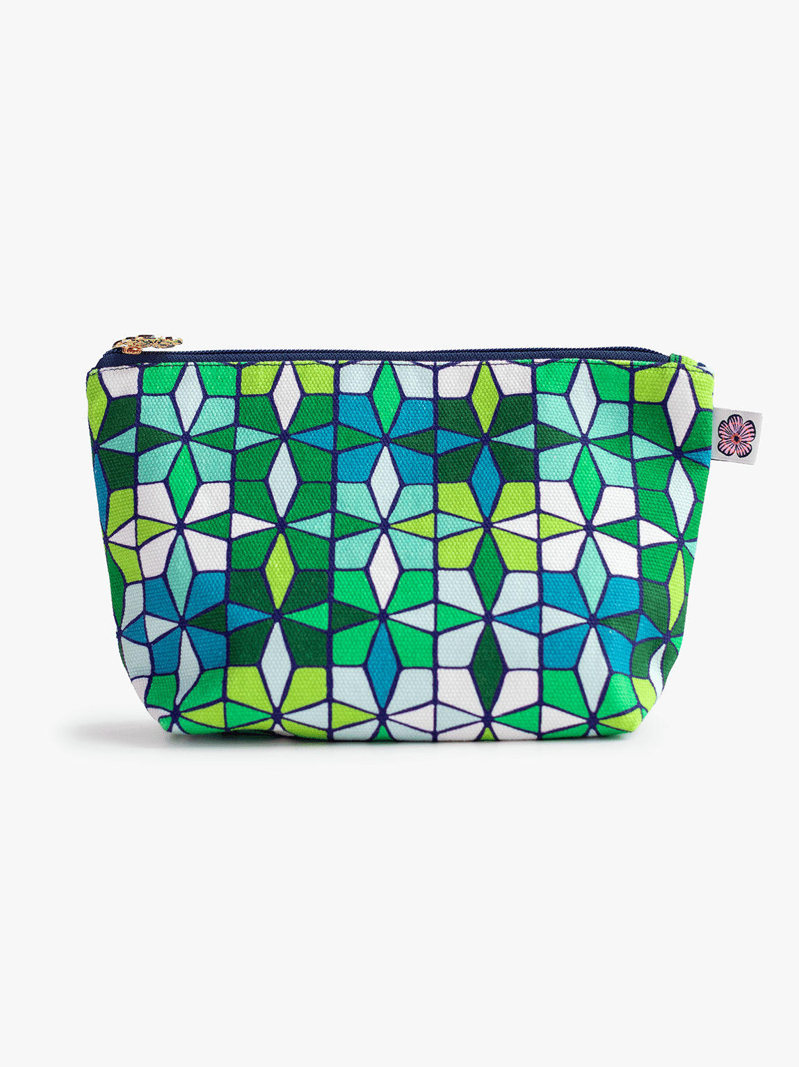 Cosmetic Pouch Mosaic - Lesley Evers - Accessories - Bonnie cover - garden party