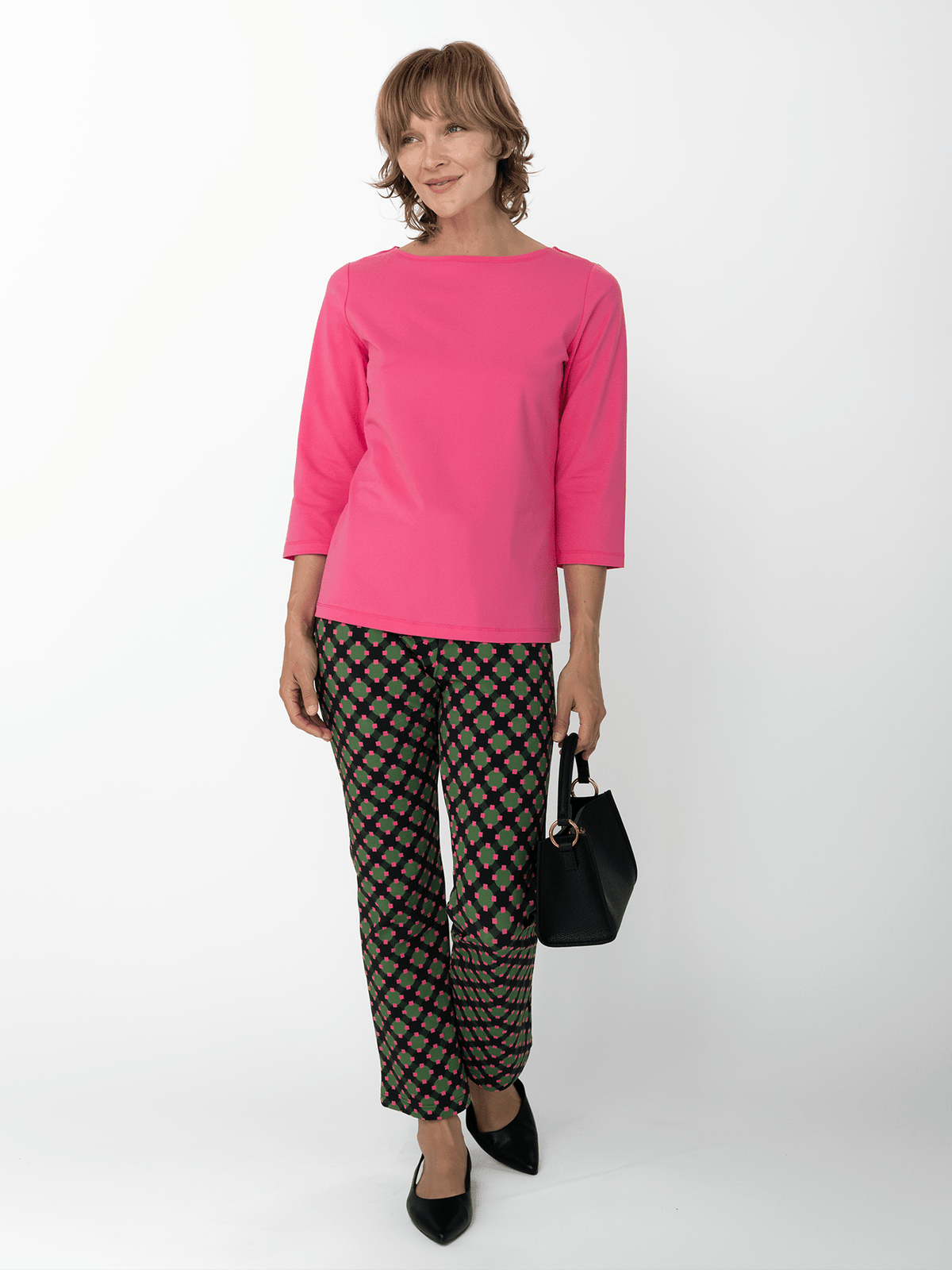 DAKOTA tee Pink - Lesley Evers-Best Seller-dakota-Shop