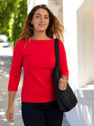 DAKOTA tee Red - Lesley Evers - Best Seller - dakota - maisie solid