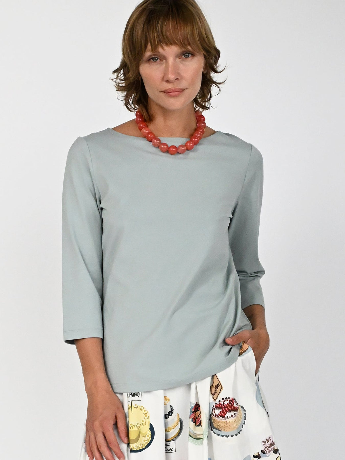 DAKOTA tee Seafoam - Lesley Evers-Best Seller-dakota-Shop