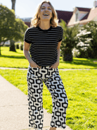 DANA pant Barcelona Black and White - Lesley Evers - barcelona - dana - dana pant