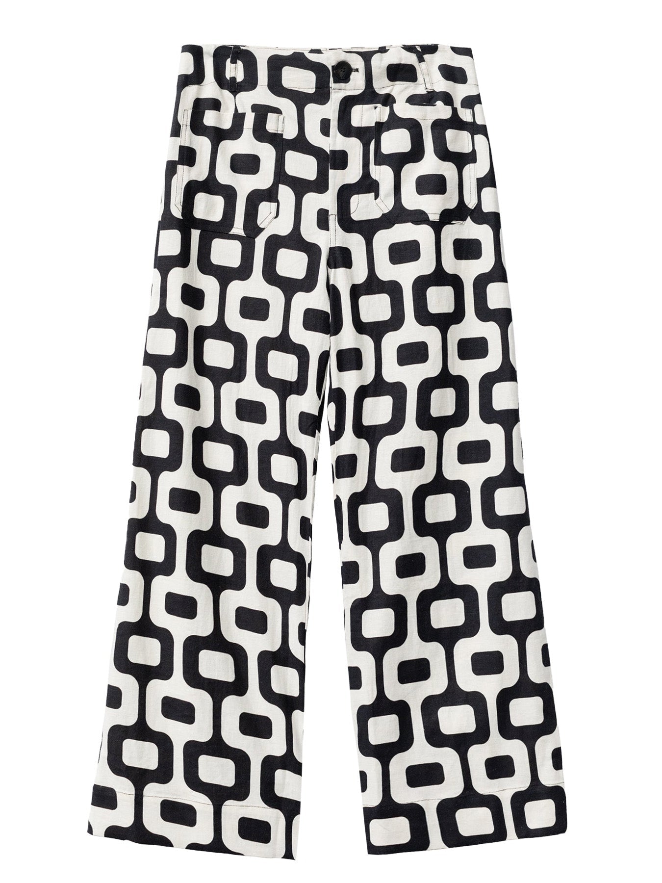 DANA pant Barcelona Black and White - Lesley Evers - barcelona - dana - dana pant