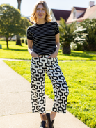 DANA pant Barcelona Black and White - Lesley Evers - barcelona - dana - dana pant