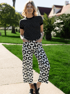 DANA pant Barcelona Black and White - Lesley Evers-barcelona-dana-dana pant