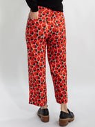 DANA pant Strawberries - Lesley Evers - Black - black pants - dana