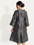 DAPHNE coat Black Dots - Lesley Evers-Best Seller-coat-daphne