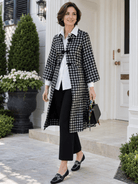DAPHNE coat Black Dots - Lesley Evers - Best Seller - coat - daphne