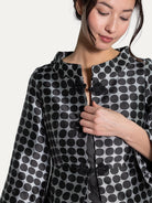 DAPHNE coat Black Dots - Lesley Evers-Best Seller-coat-daphne