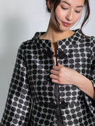 DAPHNE coat Black Dots - Lesley Evers - Best Seller - coat - outerwear