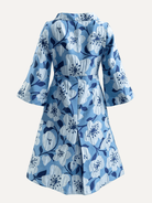 DAPHNE coat Garden Wall Blue - Lesley Evers-Best Seller-coat-daphne