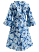 DAPHNE coat Garden Wall Blue - Lesley Evers - Best Seller - coat - outerwear