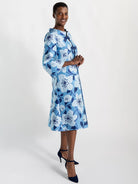 DAPHNE coat Garden Wall Blue - Lesley Evers - Best Seller - coat - outerwear