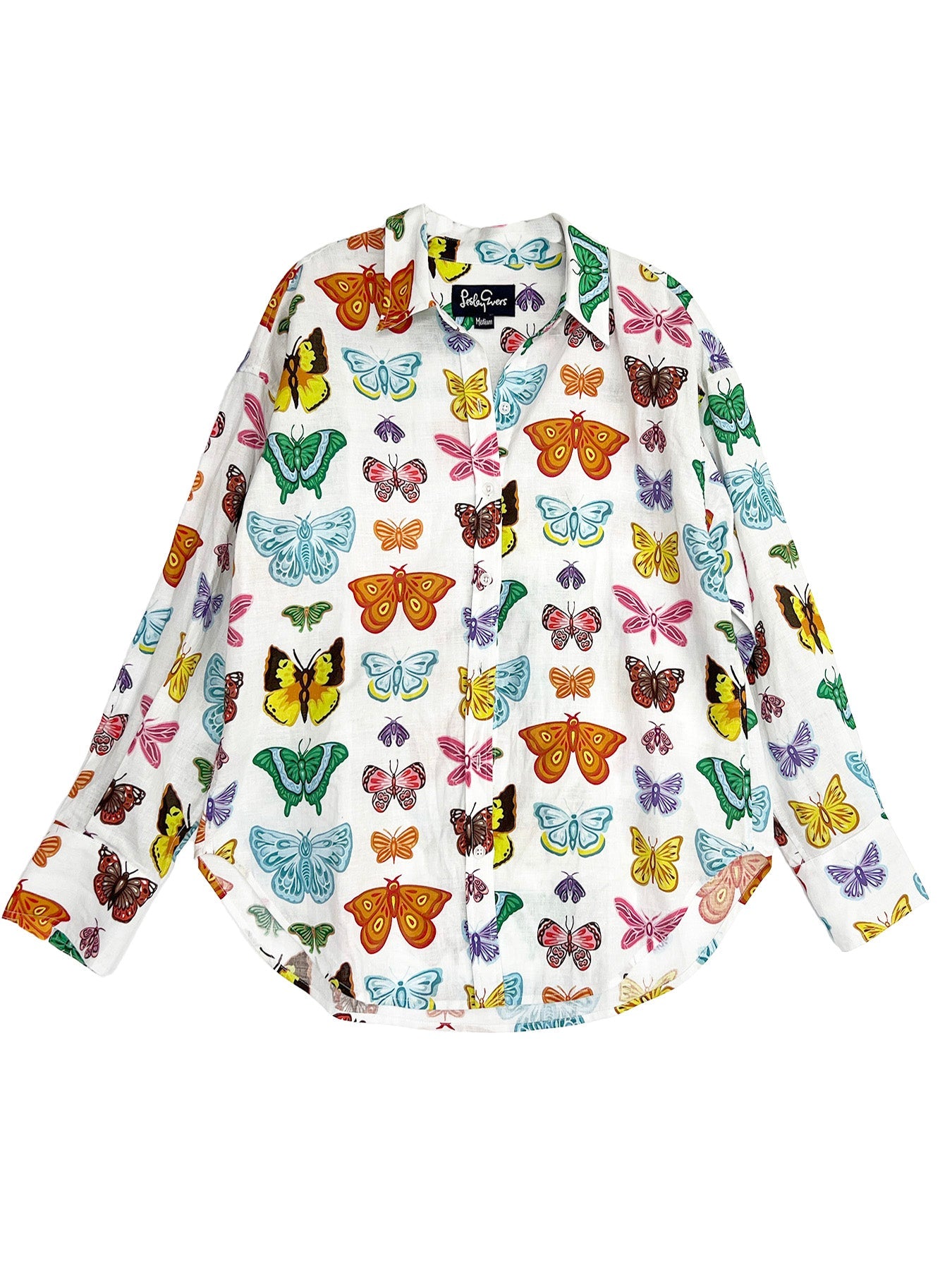 DAWN shirt Butterflies and Moths - Lesley Evers-Best Seller-blouse-DAWN