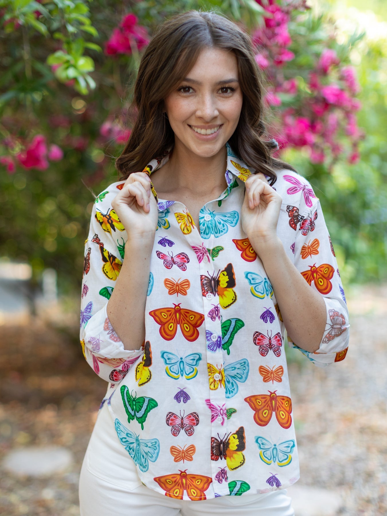thisuniform Ikat Cloth Butterfly Shirt 節約 Ikat Cloth Butterfly