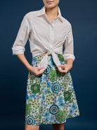 DEEDEE skirt Flower Fancy Blue - Lesley Evers - Best Seller - Bottoms - new