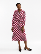 DELIA midi dress Promenade Pink - Lesley Evers-cotton dress-delia-Dress
