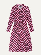 DELIA midi dress Promenade Pink - Lesley Evers-cotton dress-delia-Dress