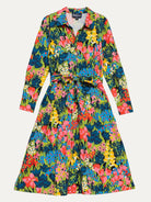 DELIA midi dress Queen's Garden - Lesley Evers-cotton dress-delia-Dress