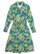 DELIA midi dress Spring Meadow Green - Lesley Evers - cotton dress - delia - Dress