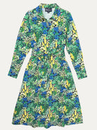 DELIA midi dress Spring Meadow Green - Lesley Evers-cotton dress-delia-Dress