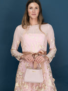 DELPHINE dress Gold Blush - Lesley Evers-Dress-gown-Shop